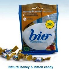 Карамель с медом и лимоном BioMoments 60g