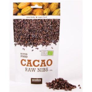 Какао бобы дробленые сырые Purasana
