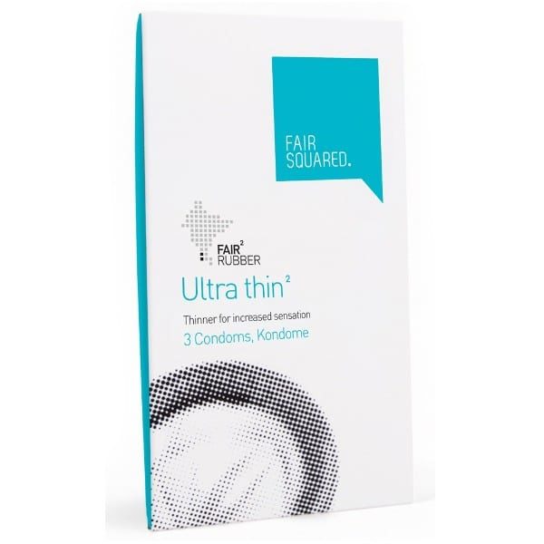 FairSquared Condoms UltraThin 3pc