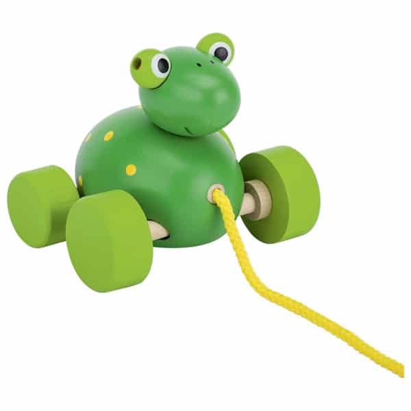 GOKI Pull-Along Frog – Looduspere organic shop