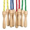 GOKI Skipping Rope with Varnished Wooden Handle 255cm